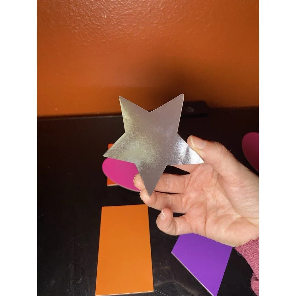 10pc Magnetic Mirror Shapes Set Geometric STEM Sensory Math Manipulatives 3